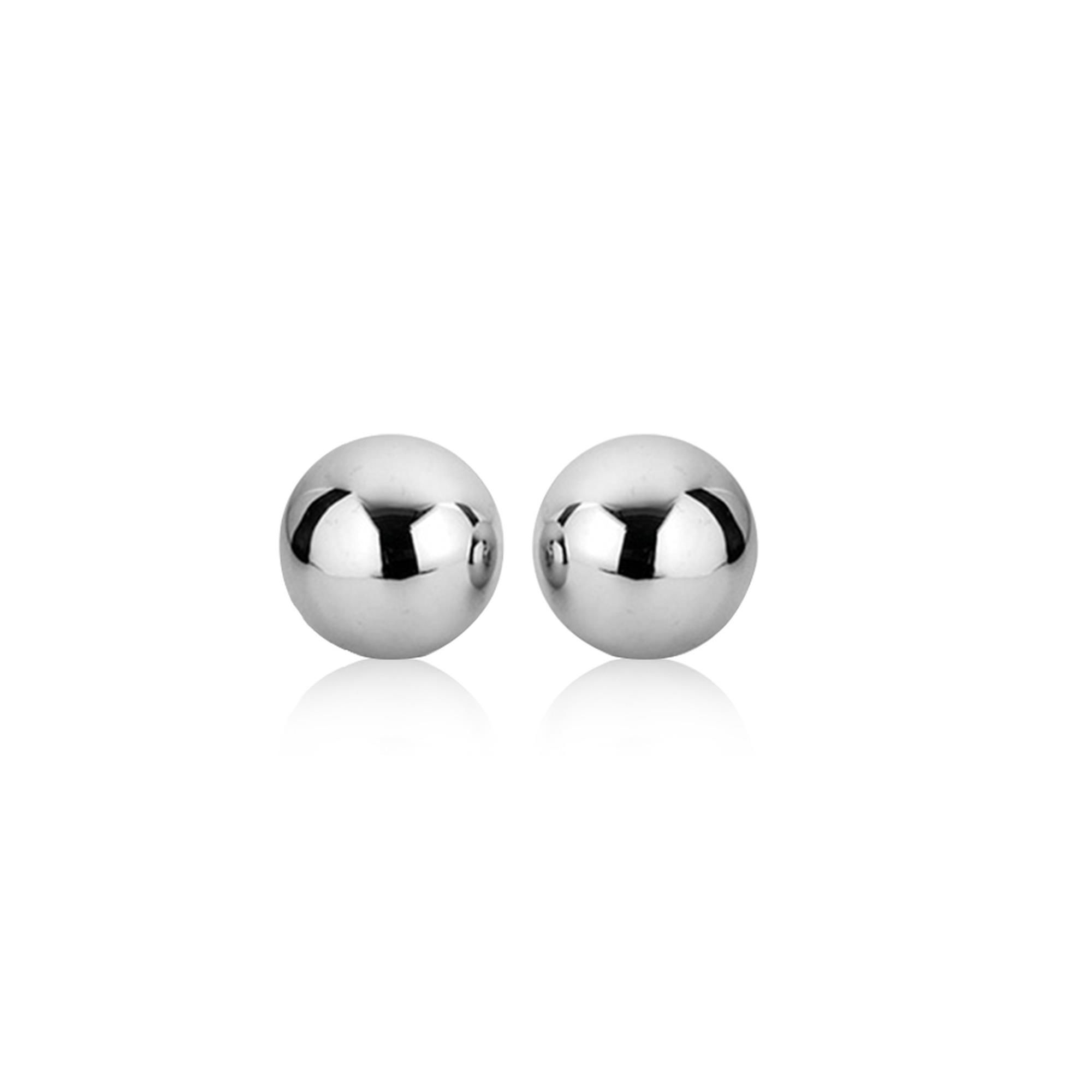 Вагинальные шарики LoveToy Passion Dual Balls, 2 см (сепебристый)
