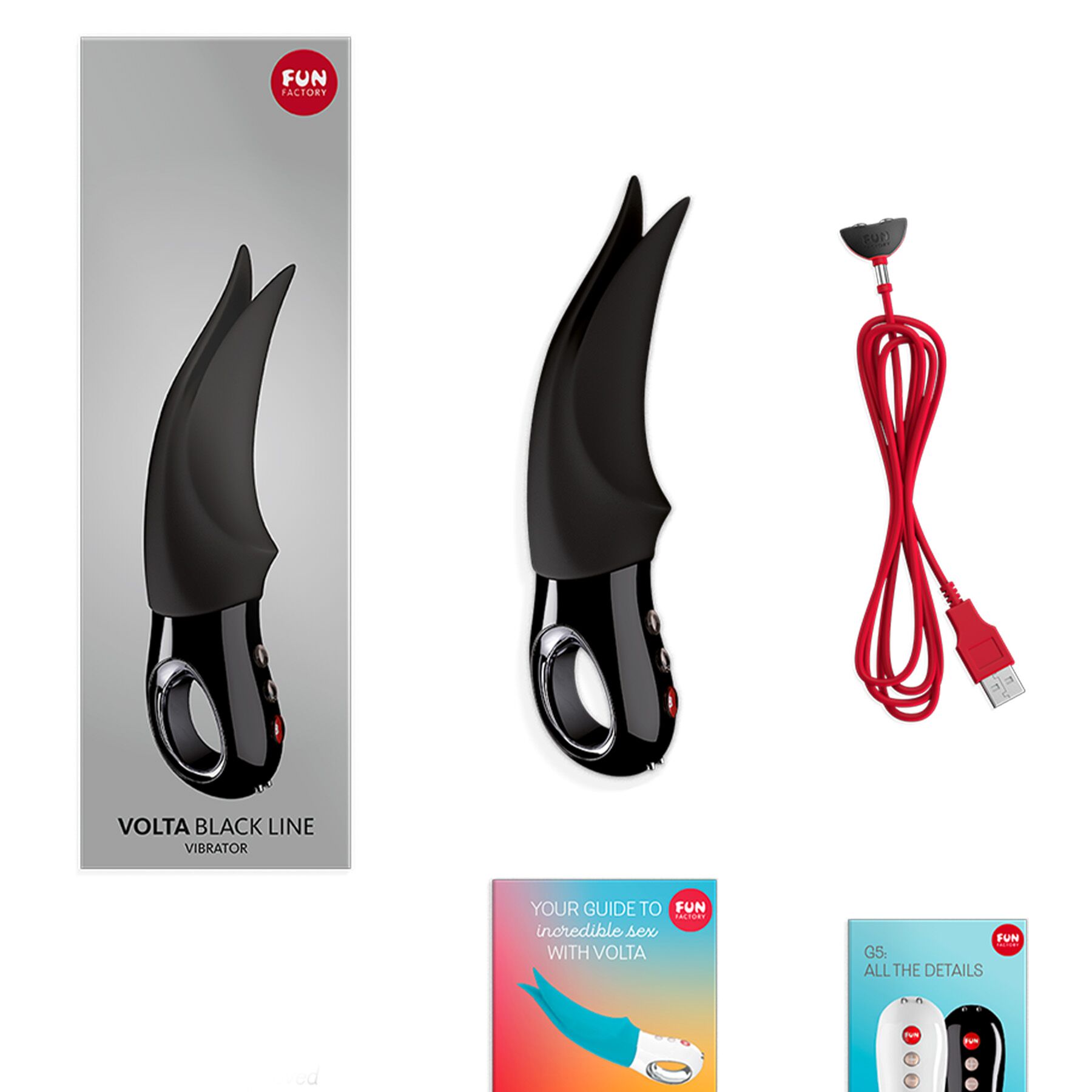 Wibrator Fun Factory Volta, 18.9 cm (czarny)