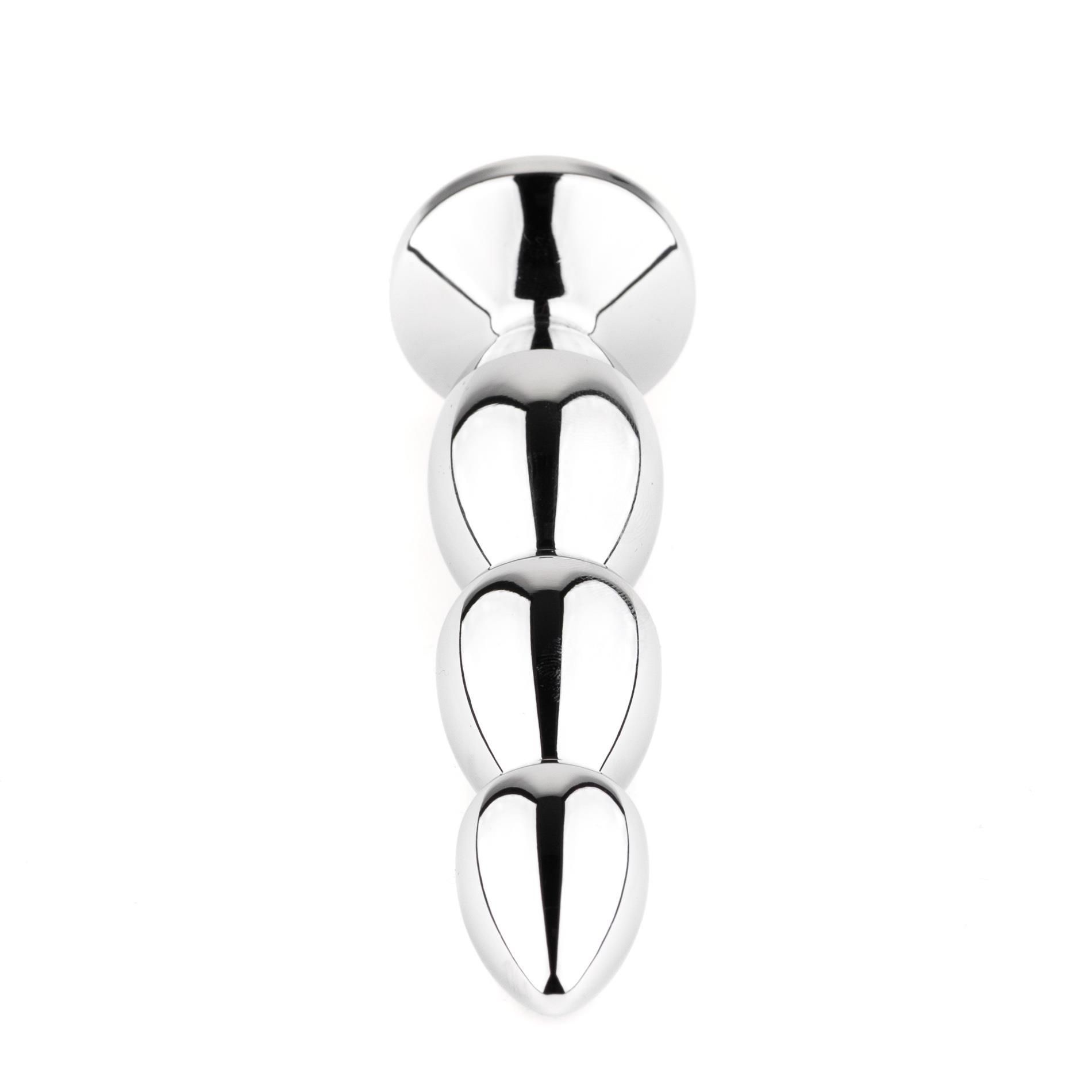 Анальная пробка B - Series HeavyFun Jewellery № 1, 13.5 см (серебристый)