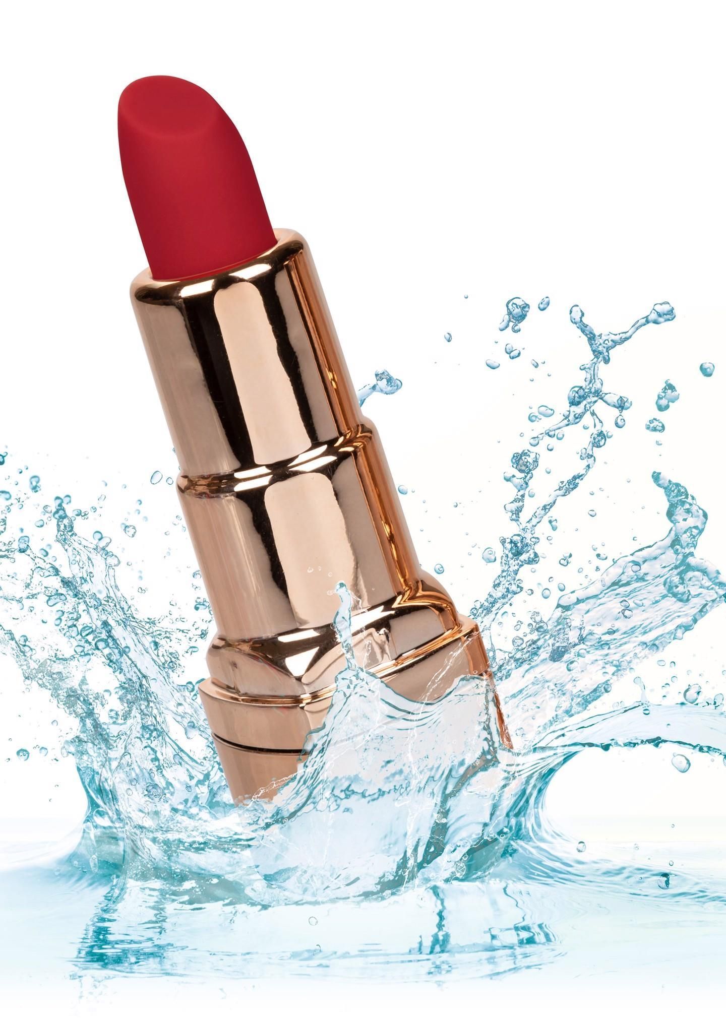 Вибратор для клитора CalExotics Hide & Play Lipstick Recharge, 7,5 см (красный)