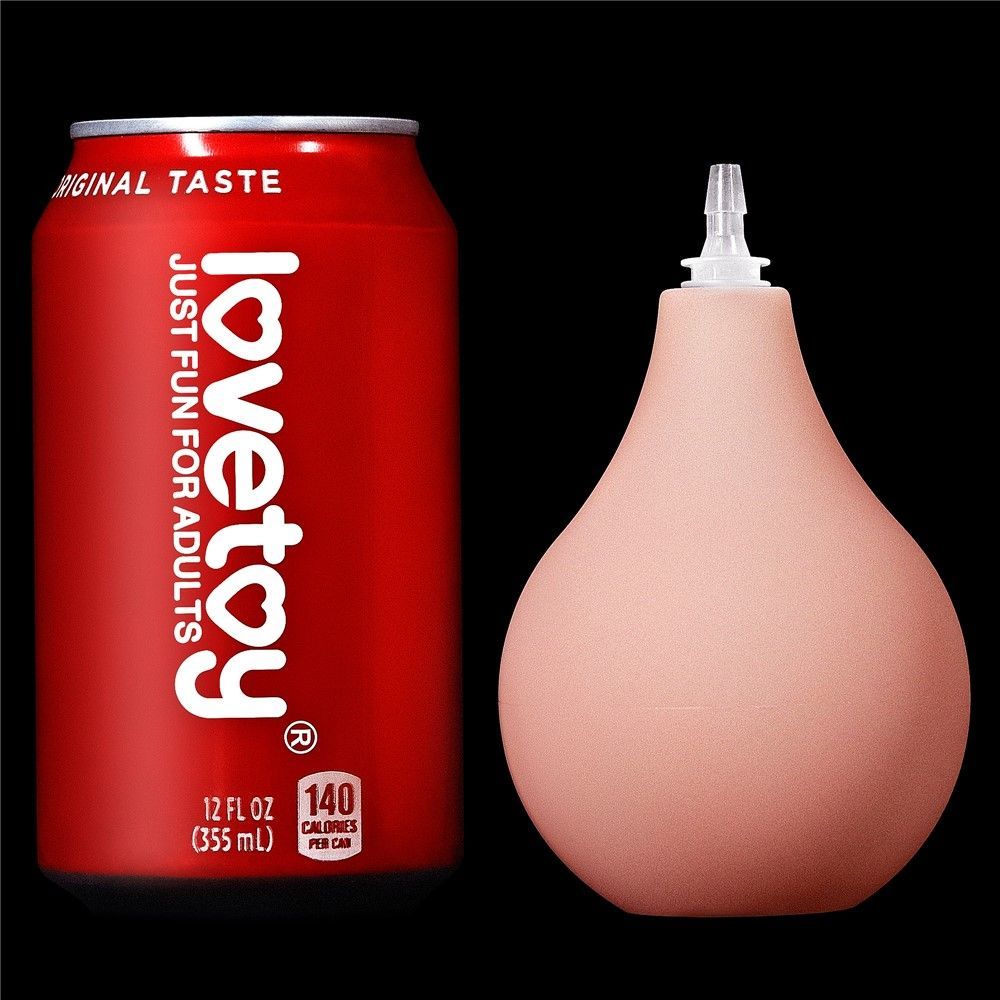 Фаллоимитатор с эякуляцией LoveToy Squirt Extreme, 23 см (телесный)