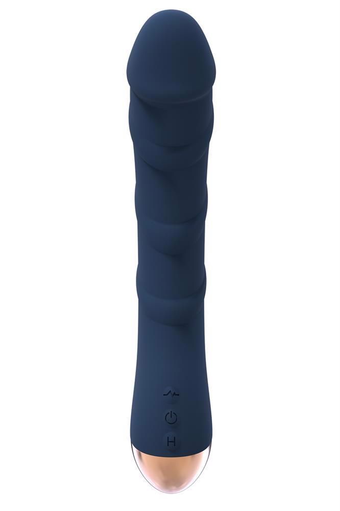 Вібратор для точки G DreamToys Goddes Atlas, 21 см (синій)