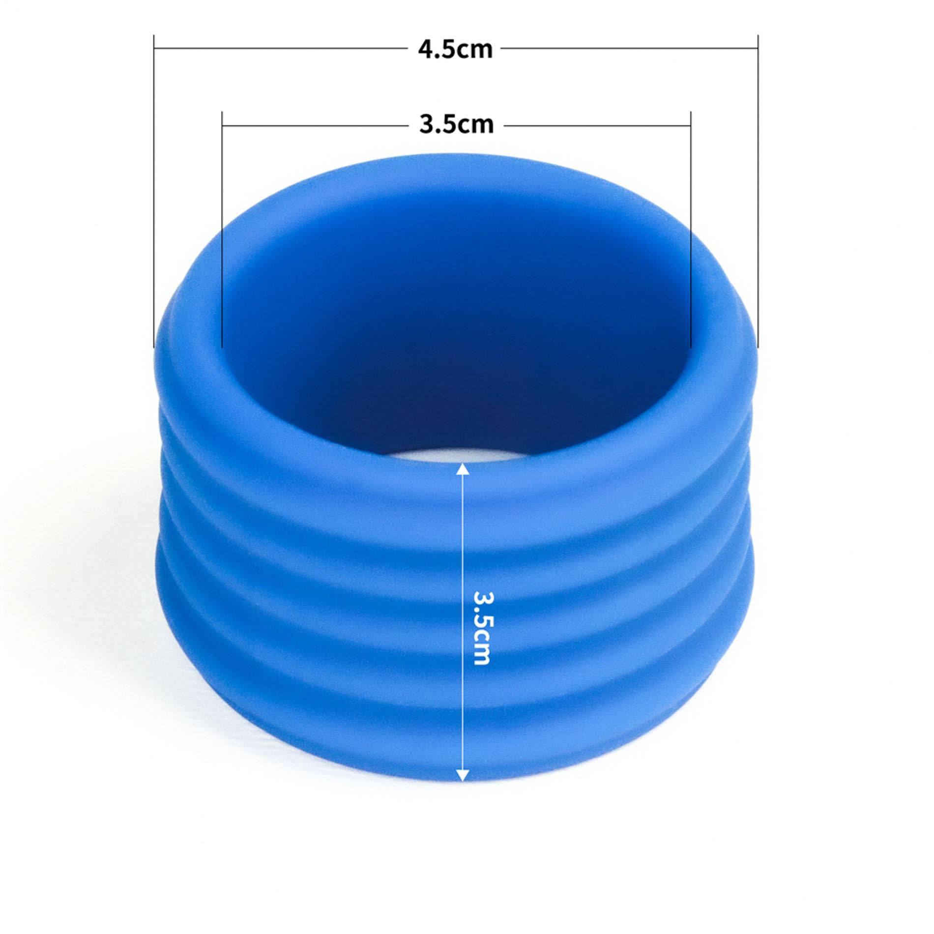 Эрекционное кольцо Lovetoy Pinnacle Pro, 3.5 см (синий)