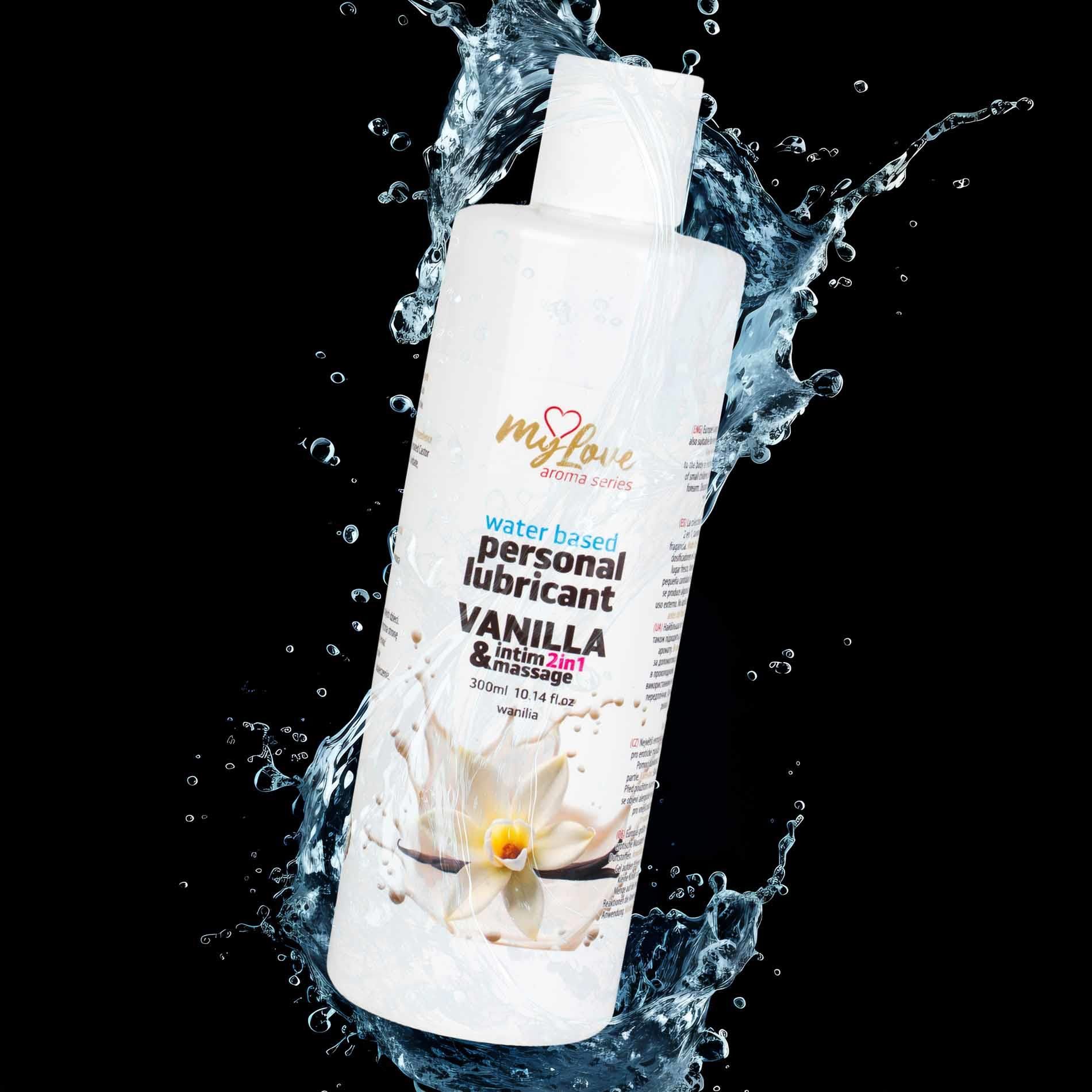 Lubrykant MyLove Aroma Series Intim&Massage 2w1 Vanilla, 300 ml