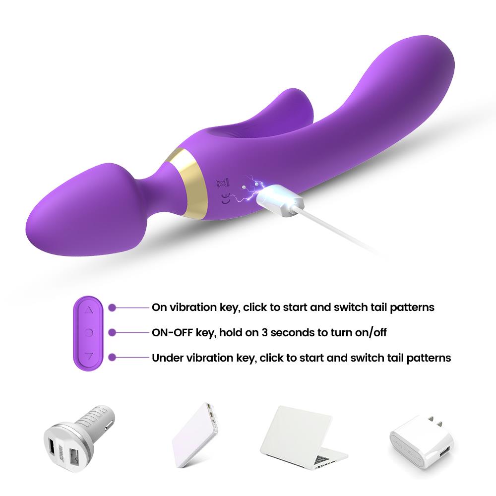 Вибромассажер B - Series Joy Magic Wand, 23.6 см (фиолетовый)