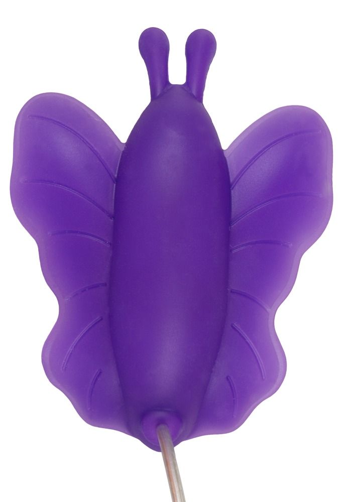 Вибратор SevenCreations Flutter Butterfly, 9 см (фиолетовый)