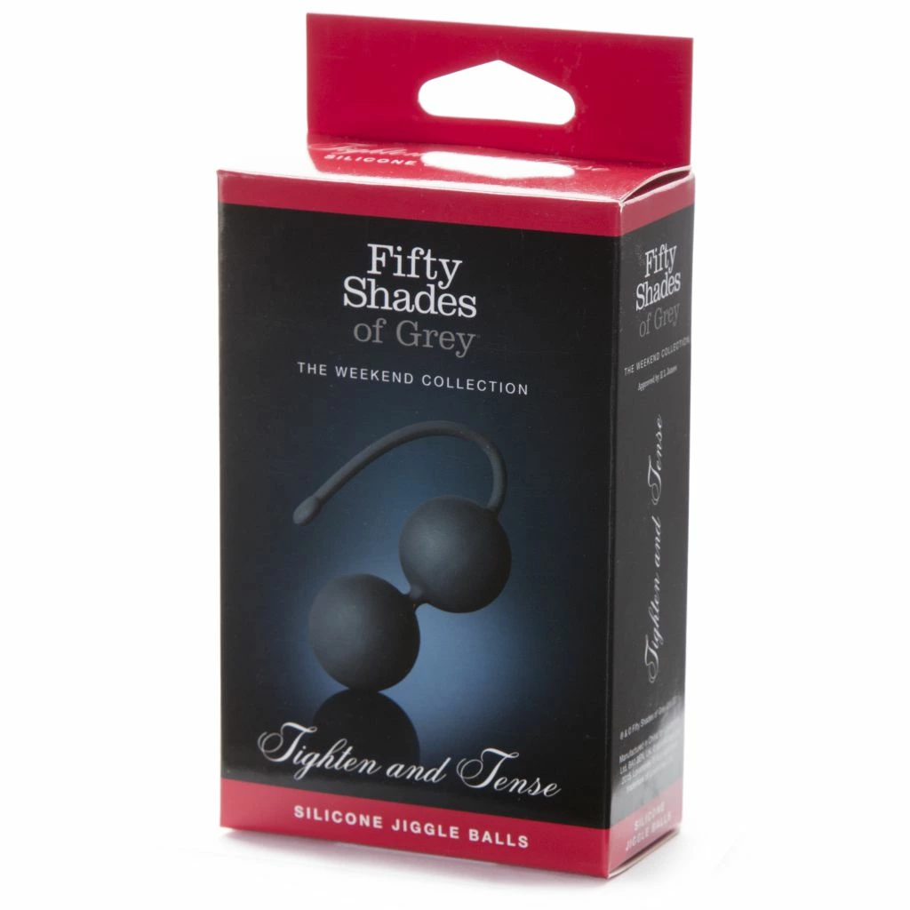 Вагинальные шарики Fifty Shades of Grey Tighten and Tense, 16,5 см (серый)