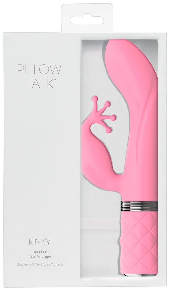 Вибратор-кролик Pillow Talk Kinky, 21,5 см (розовый)
