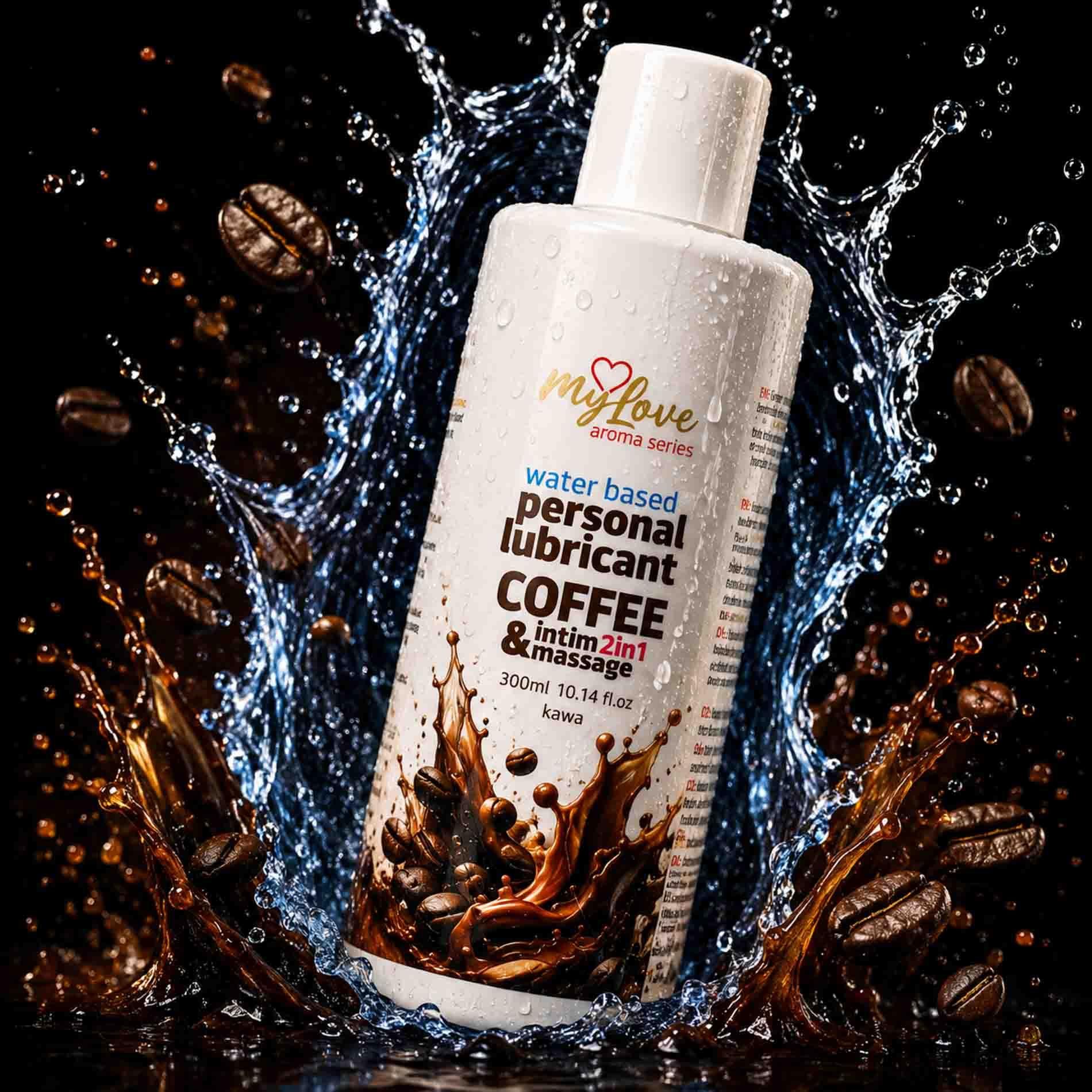 Лубрикант MyLove Aroma Series Intim&Massage 2in1 Coffee, 300 мл