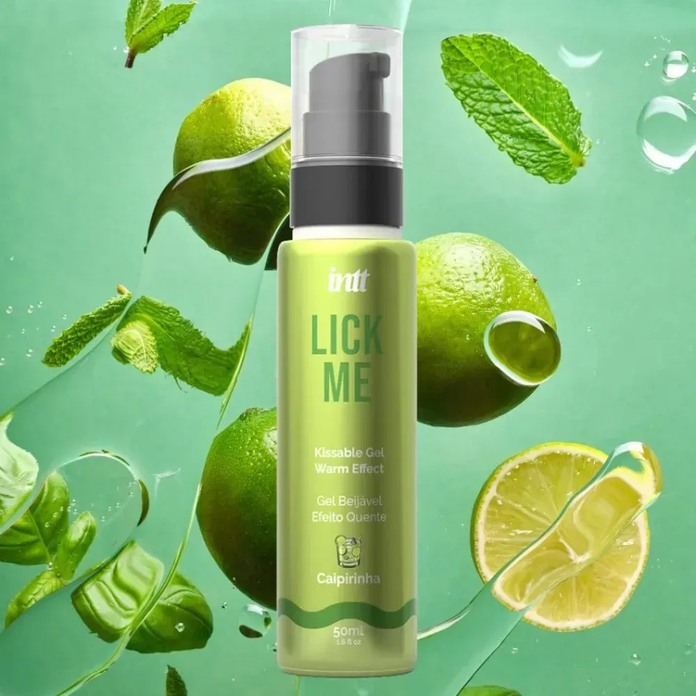 Оральный лубрикант с согревающим эффектом Intt Lick Me Kissable Gel кайпиринья, 50 мл