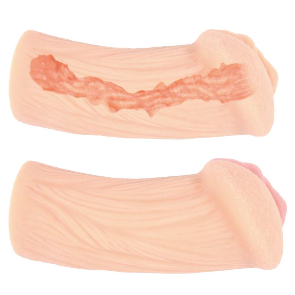 Kokos Elegance 001 - Masturbator, W kolorze cielistym, 16 cm