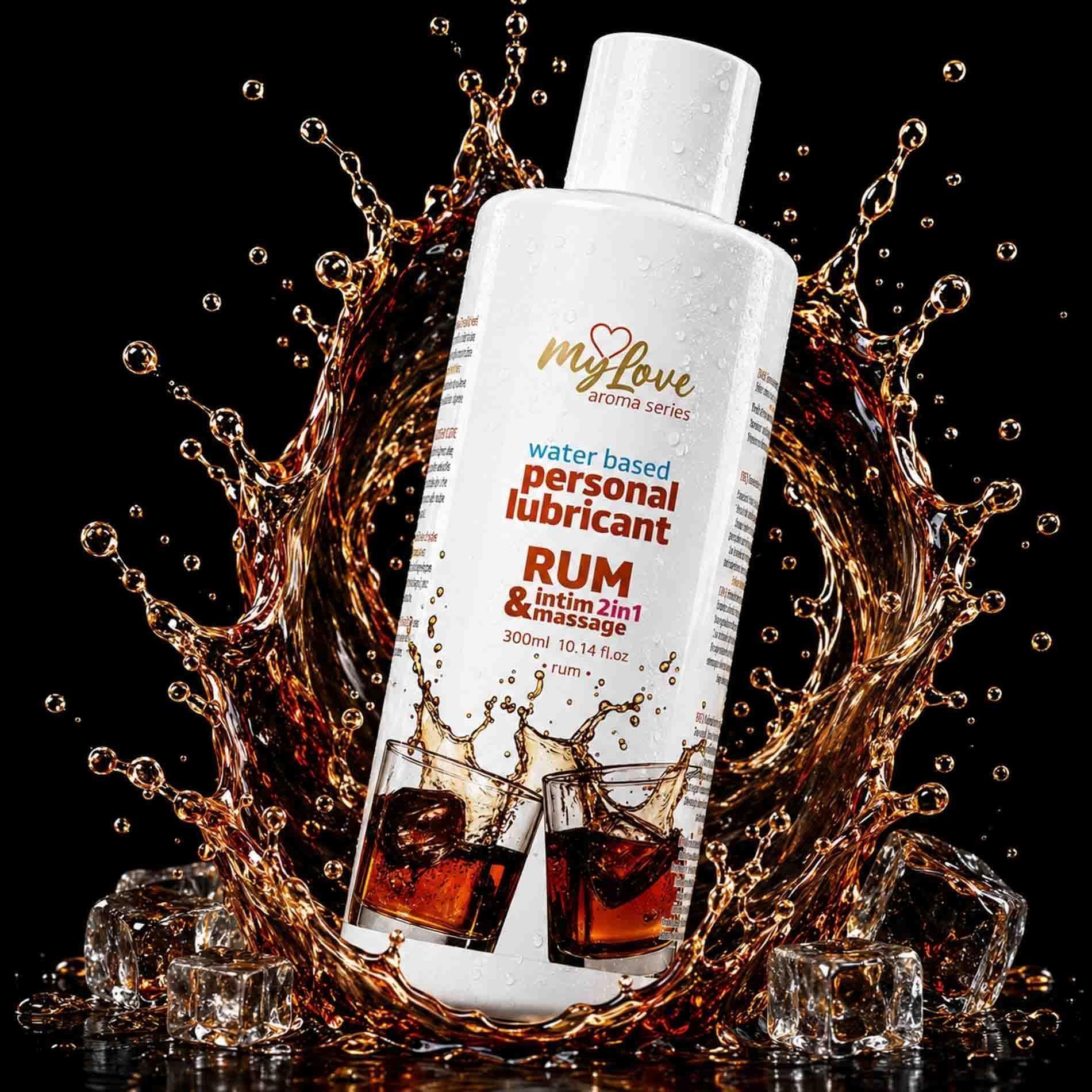 Лубрикант MyLove Aroma Series Intim&Massage 2in1 Rum, 300 мл