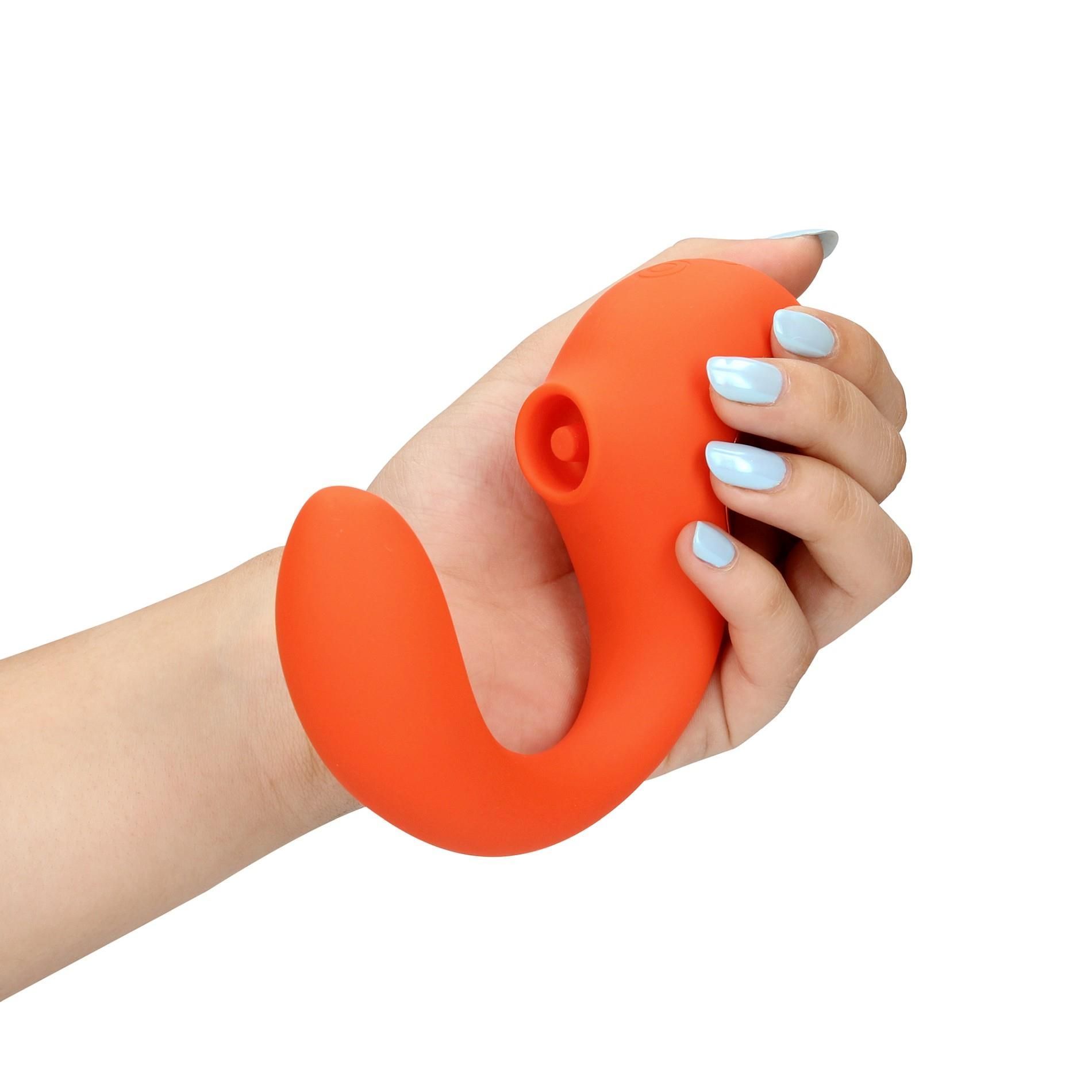 Вибратор Loveline Pulse Wave G-Spot (оранжевый)