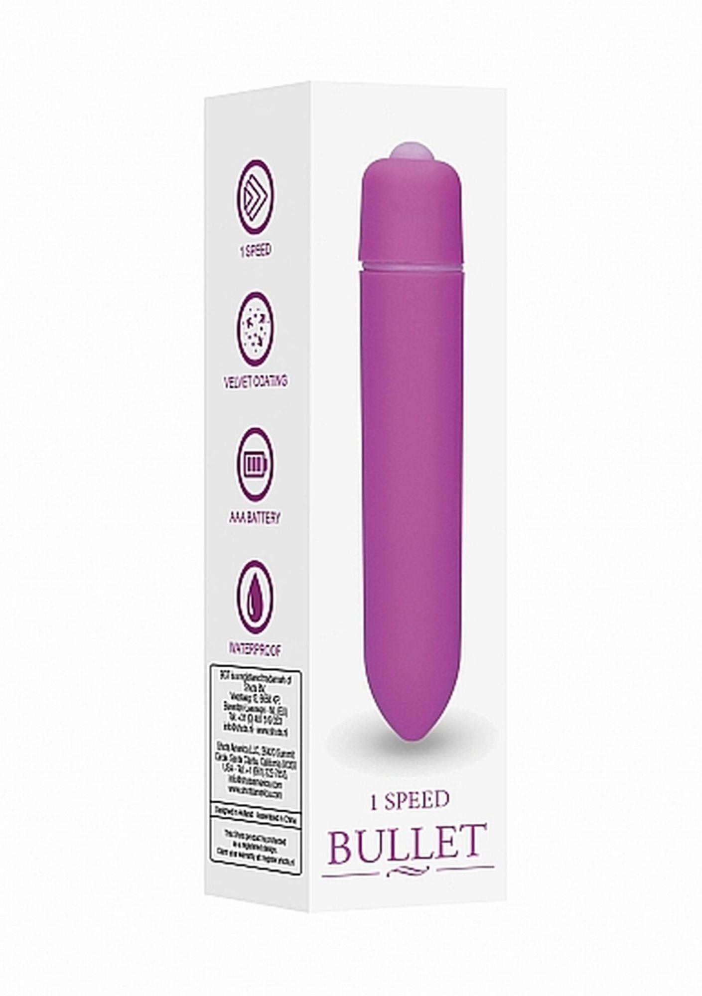Вибратор для клитора Be Good Tonight 1 Speed Bullet, 9.3 см (фиолетовый)