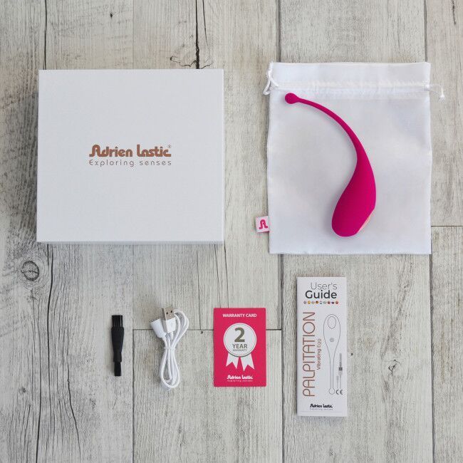 Виброяйцо Adrien Lastic Palpitation, 18 см (розовый)