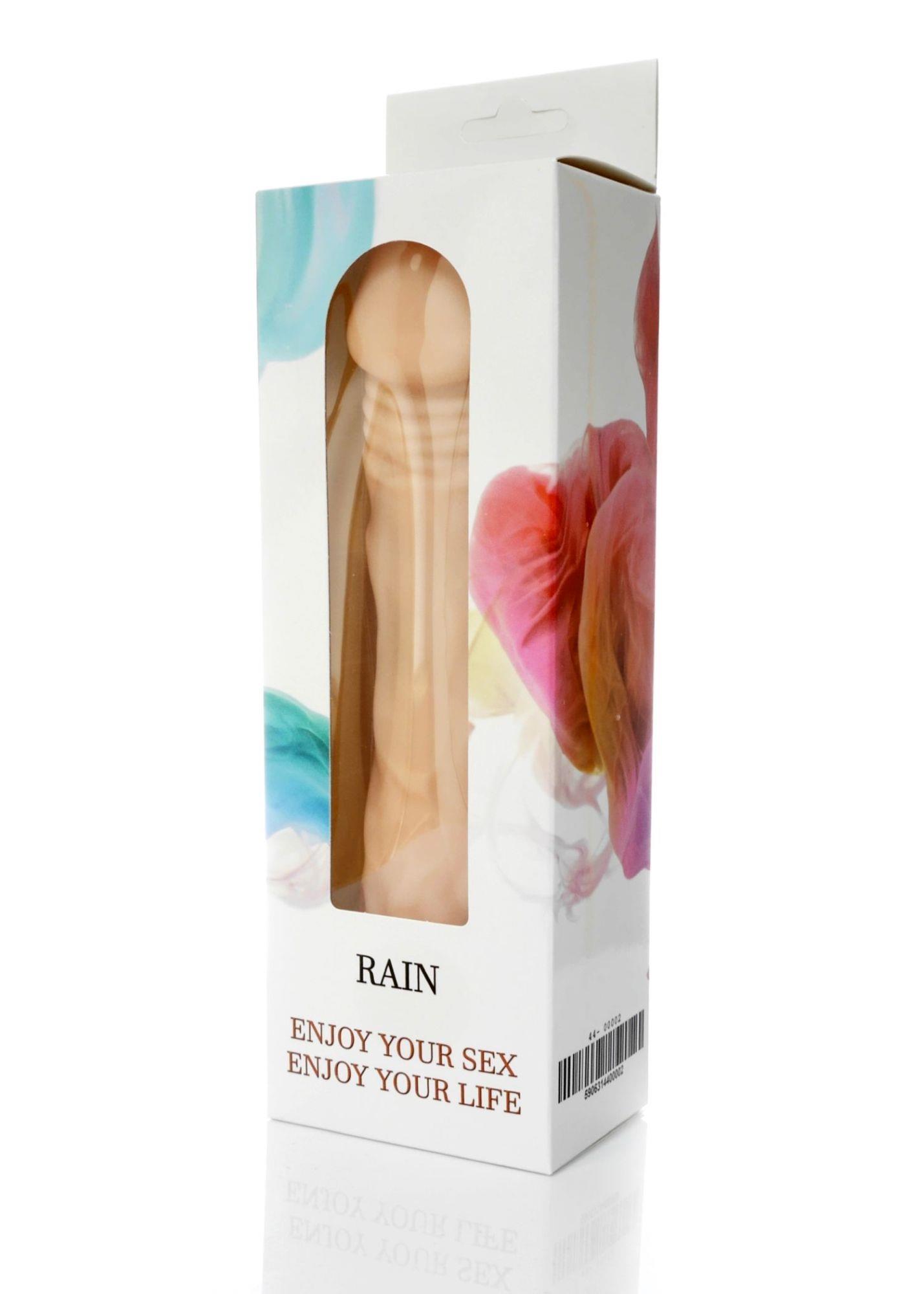 Вибратор B - Series Weather Rain, 23.5 см (телесный)