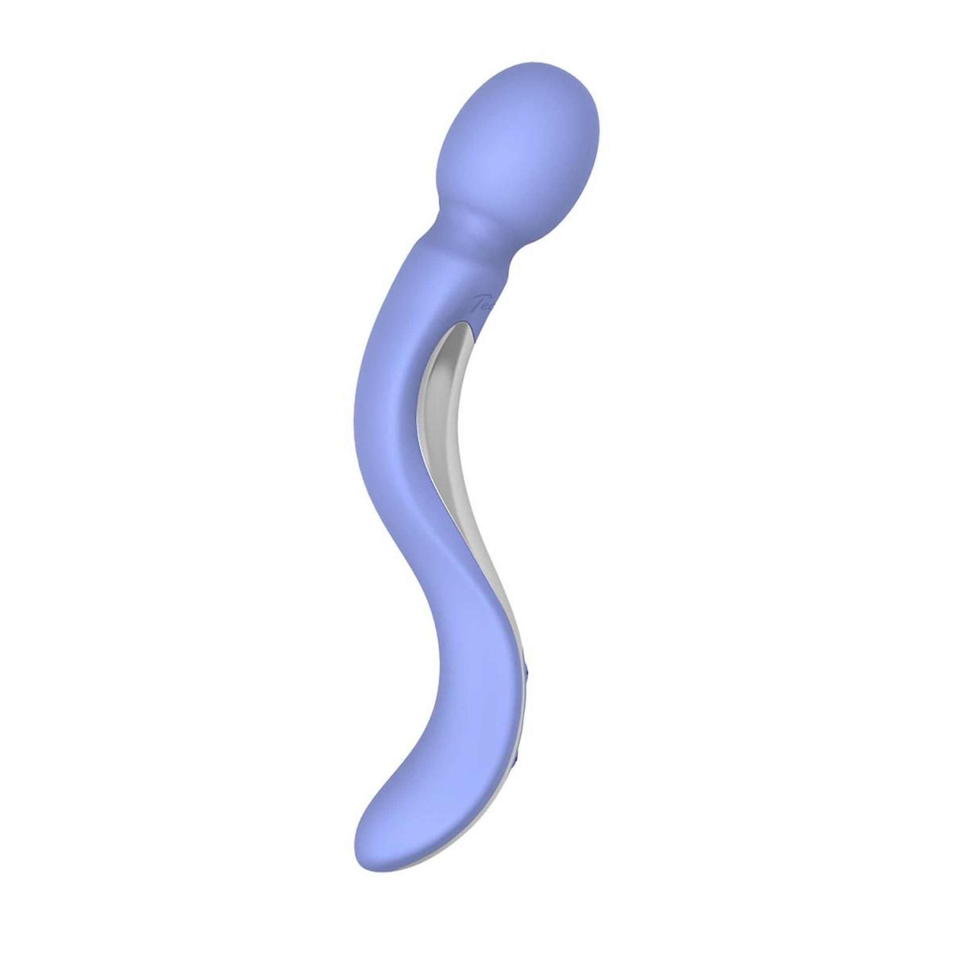 Вибромассажер Teazers Curved Wand, 20.3 см (сиреневый)