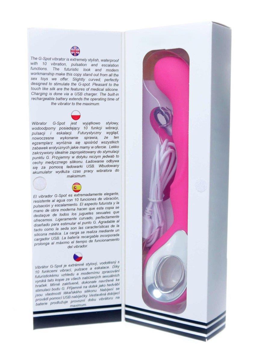 Вибратор B-Series Magic G-Spot, 20 см (розовый)
