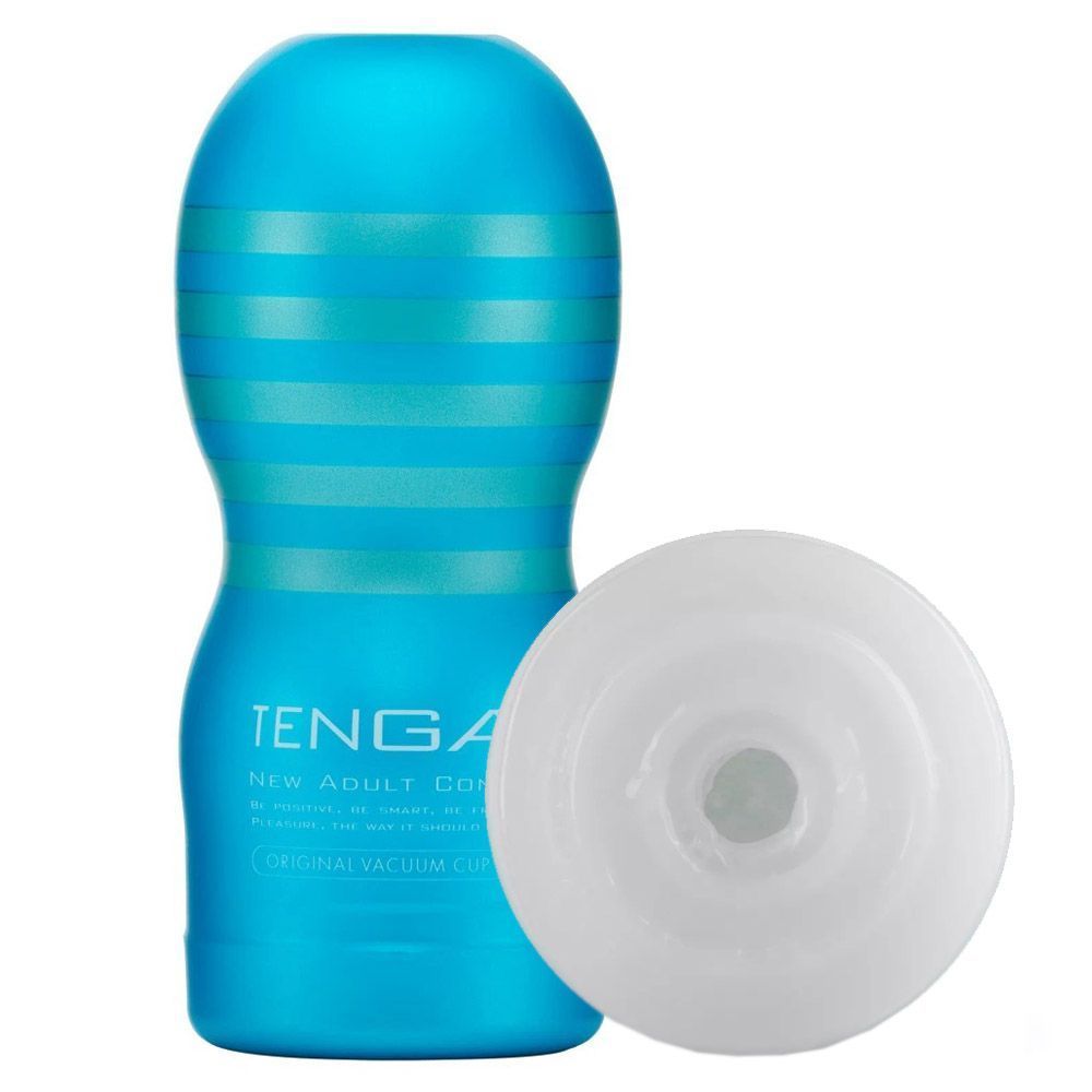 Мастурбатор Tenga Deep Throat Cup Cool Edition (прозрачный)