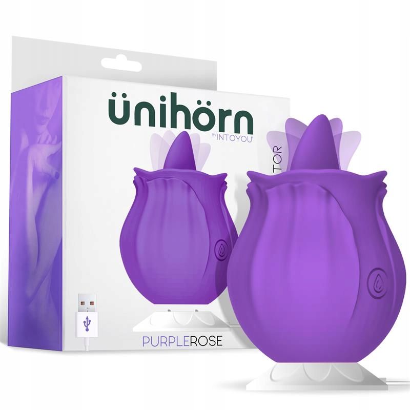 Вибратор для клитора Purple Rose, 7,8 см (фиолетовый)