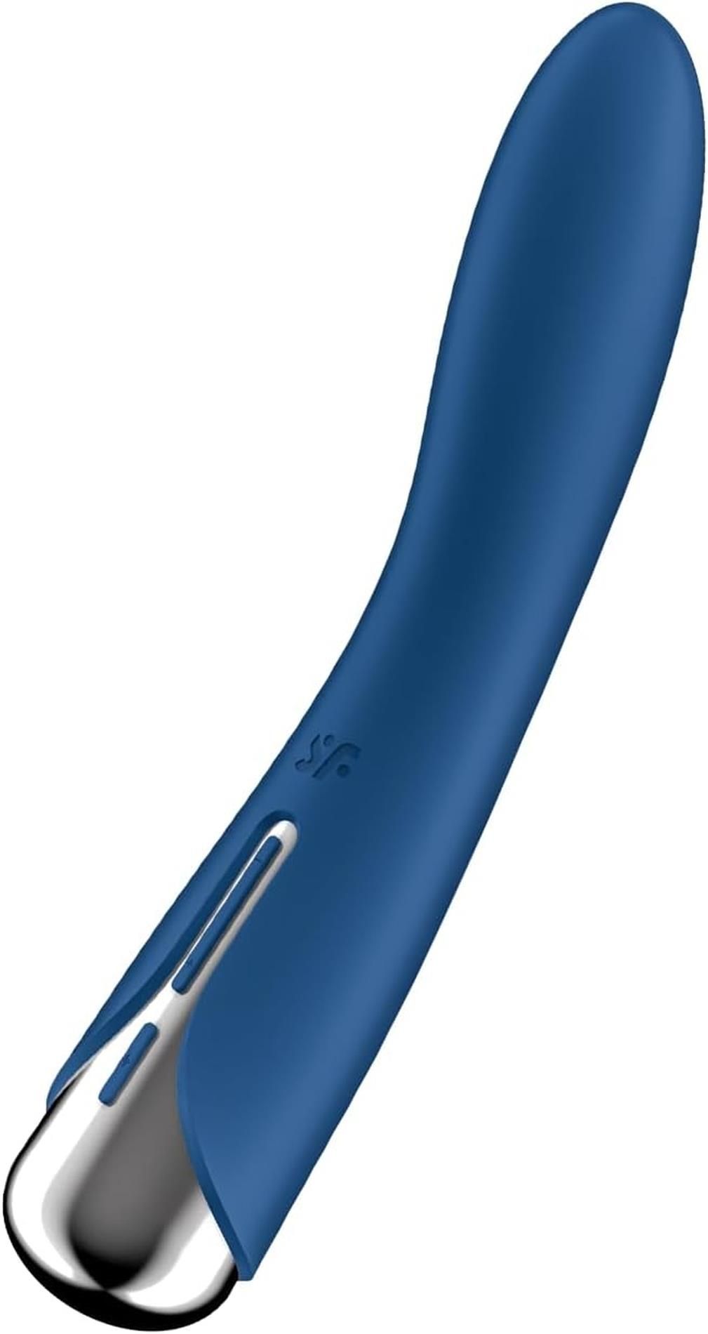 Вібратор Satisfyer Spinning Vibe 1, 17,5 см (синій)