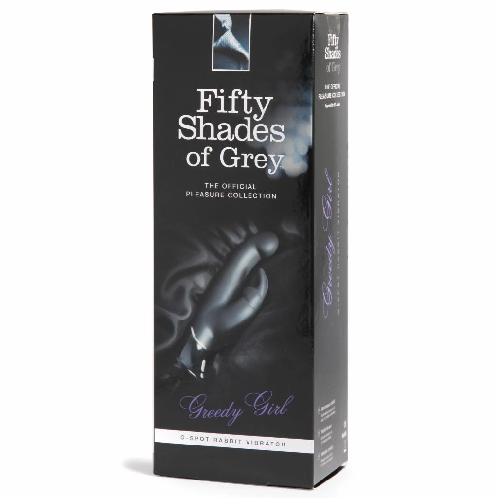 Вибратор-кролик Fifty Shades of Grey Greedy Girl, 24,1 см (черный)
