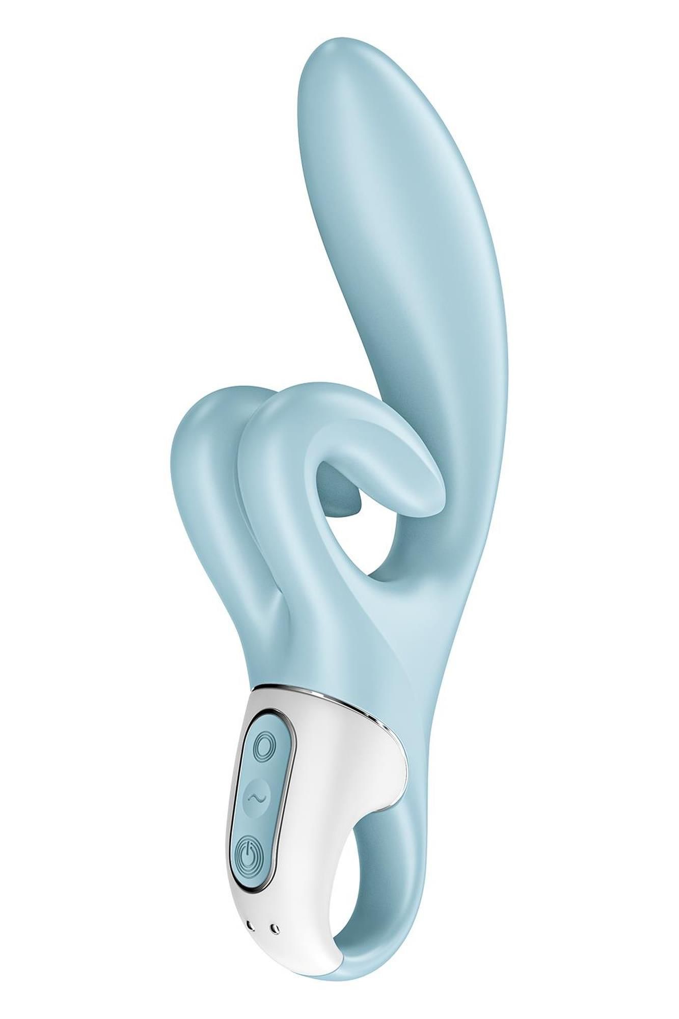 Królik wibrator Satisfyer Touch Me, 20 cm (niebieski)