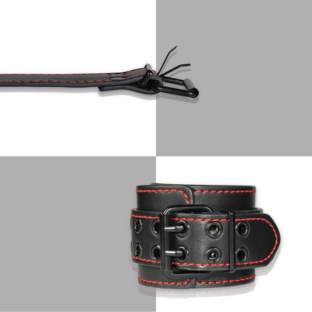 Кайданки на щиколотки Lovetoy Bondage Fetish Pleasure (чорний)