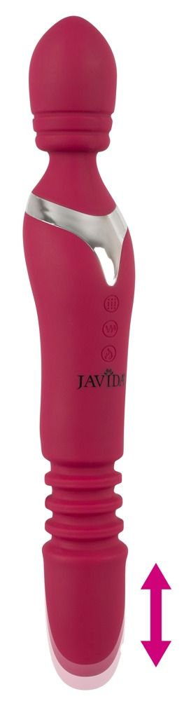 Вибратор Javida Warming & Thrusting Vibe, 27 см (розовый)