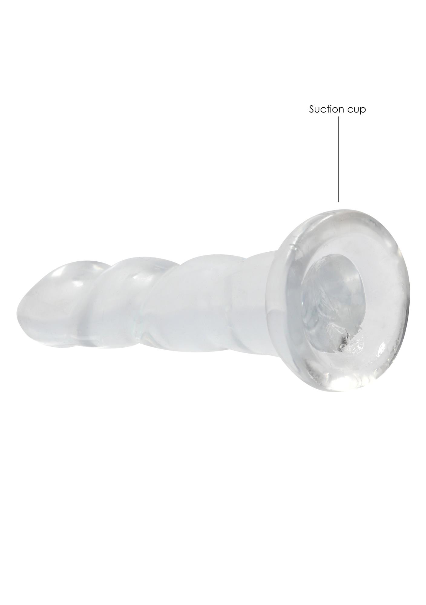 Фаллоимитатор RealRock Crystal Clear 7", 18 см (прозрачный)