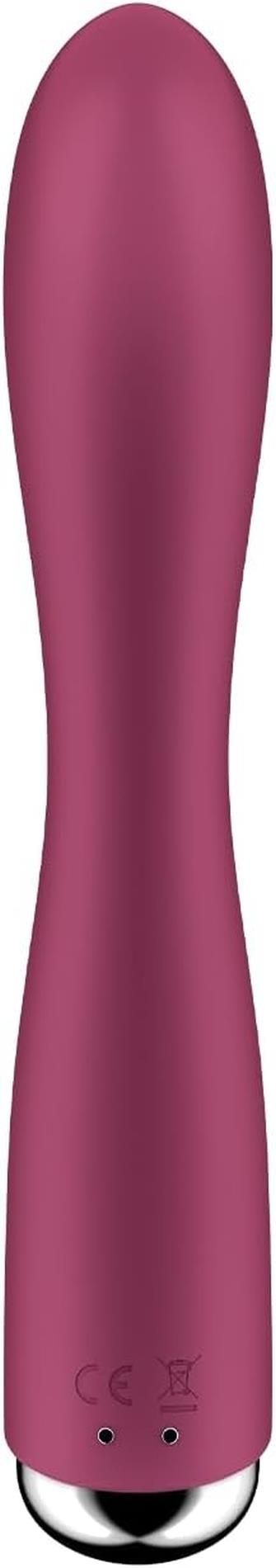 Вибратор-кролик Satisfyer Spinning Rabbit 1, 20 см (бордовый)