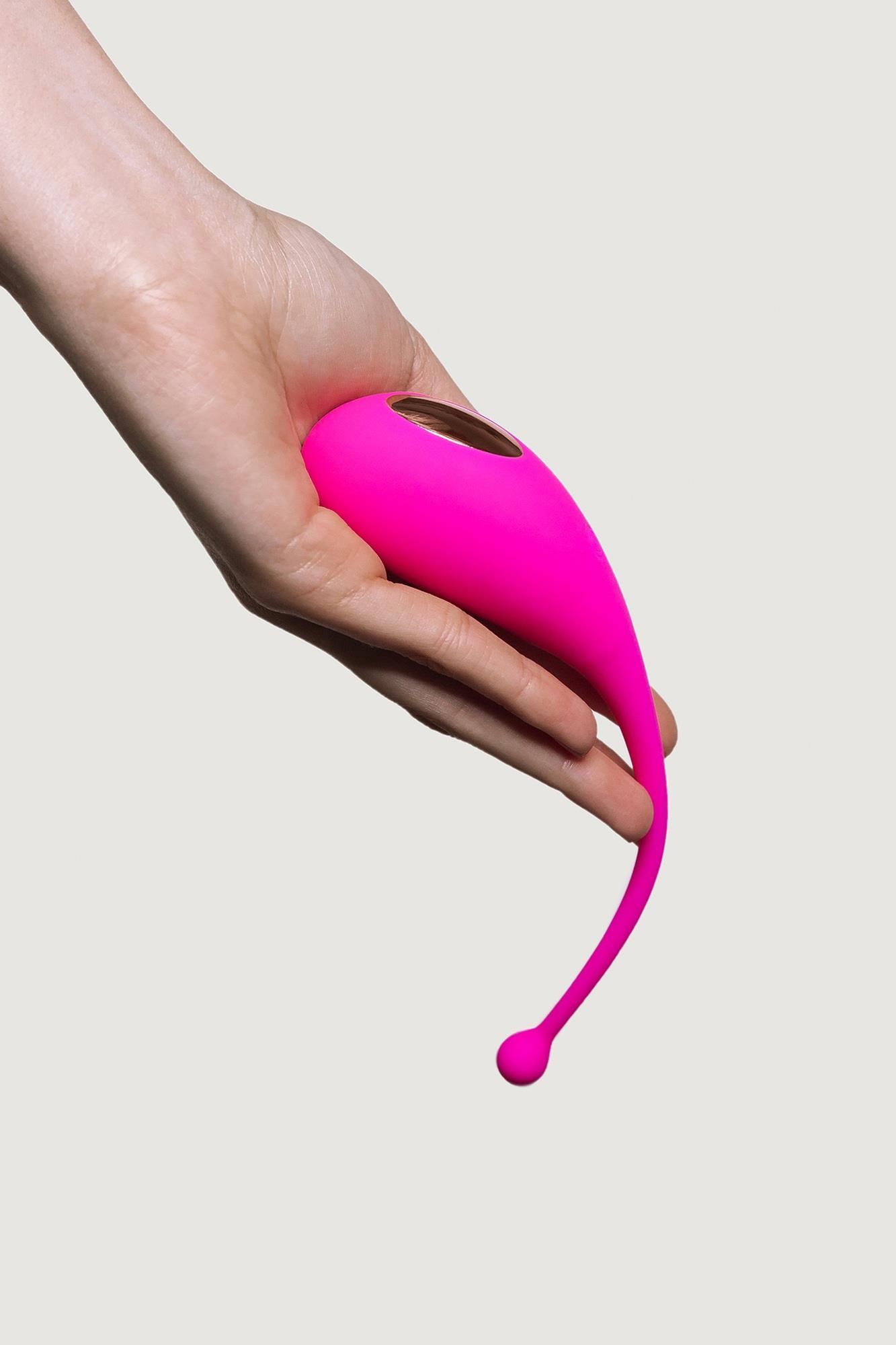Віброяйце Adrien Lastic Palpitation, 18 см (рожевий)