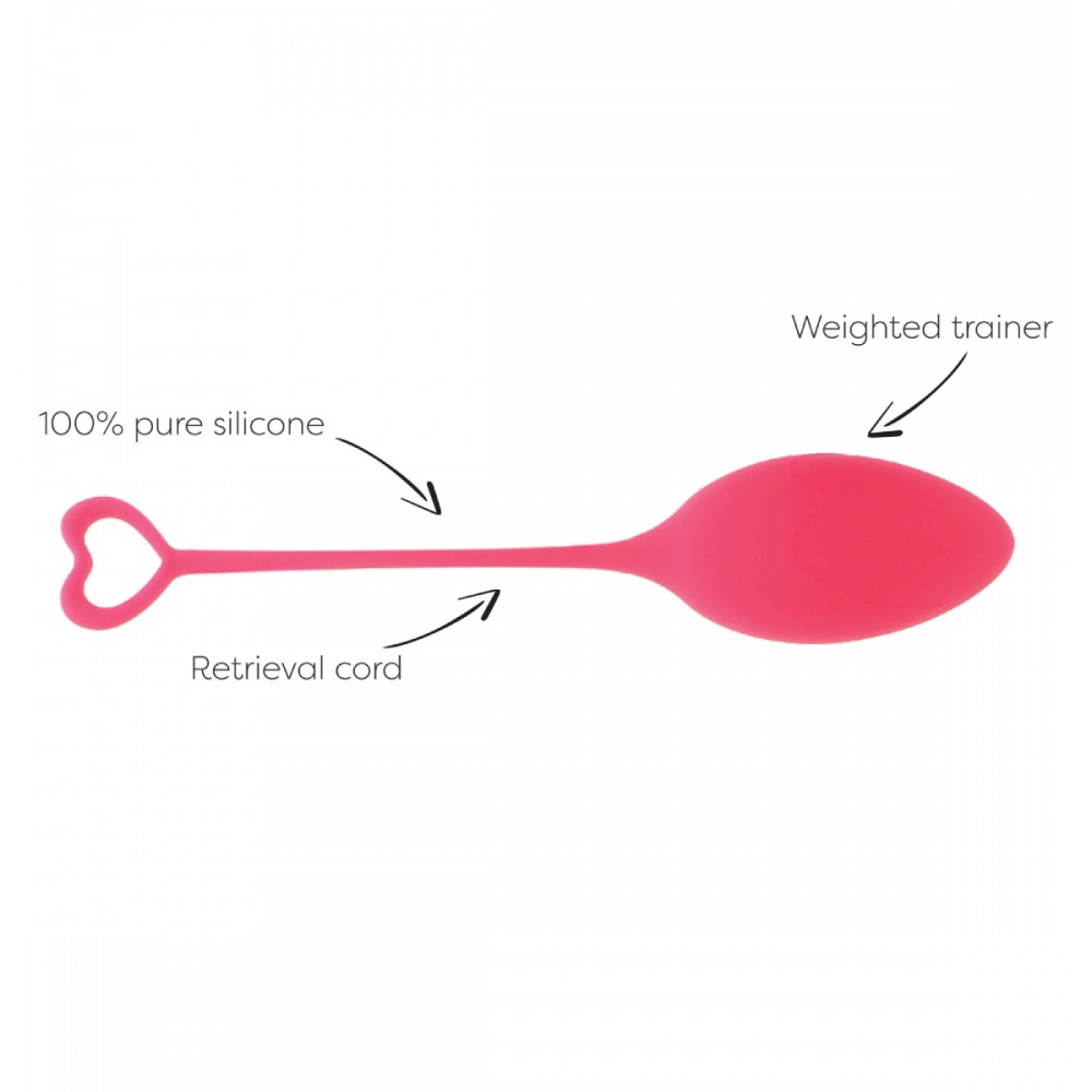 Вагінальні кульки Mae B Pelvic Floor Exercise Trainer, 3.2 см (рожевий)