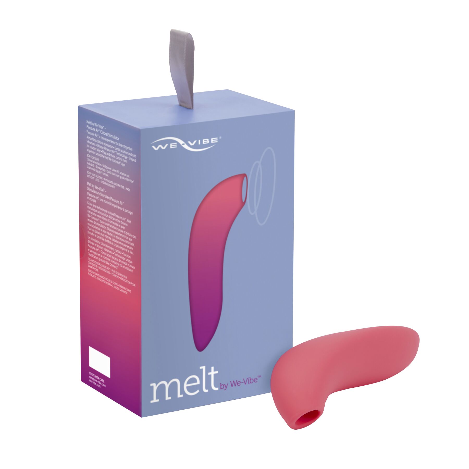 Вакуумный стимулятор клитора We-Vibe Melt (розовый)