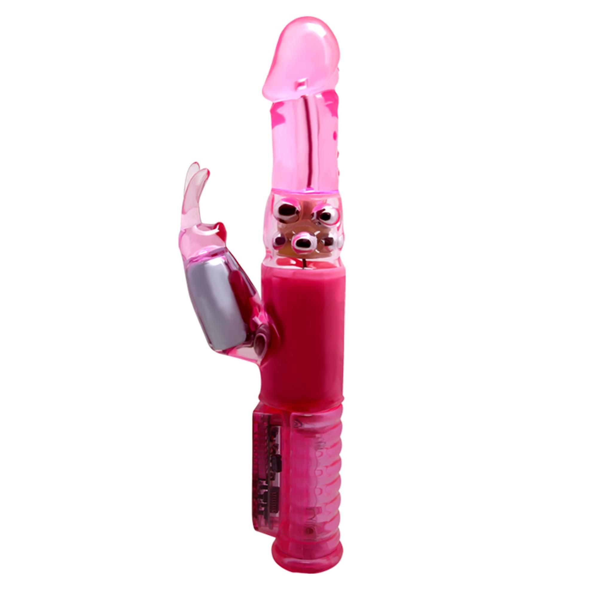 Вибратор-кролик Baile Pleasurizer Legend, 25.5 см (розовый)