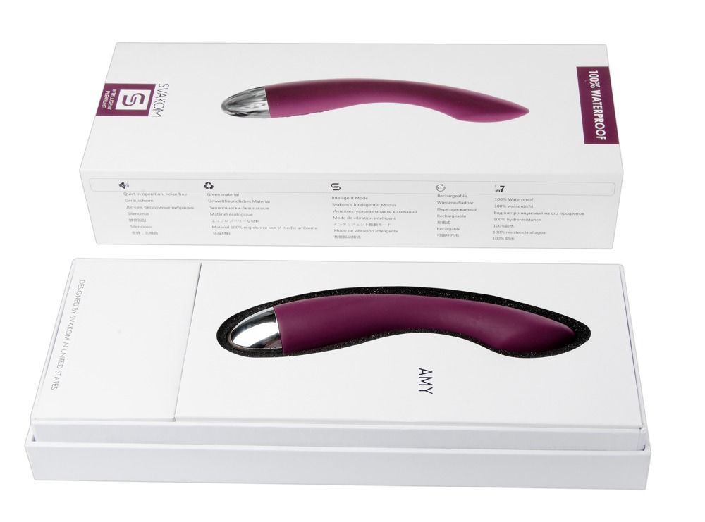 Wibrator Svakom Amy, 17 cm (fioletowy)