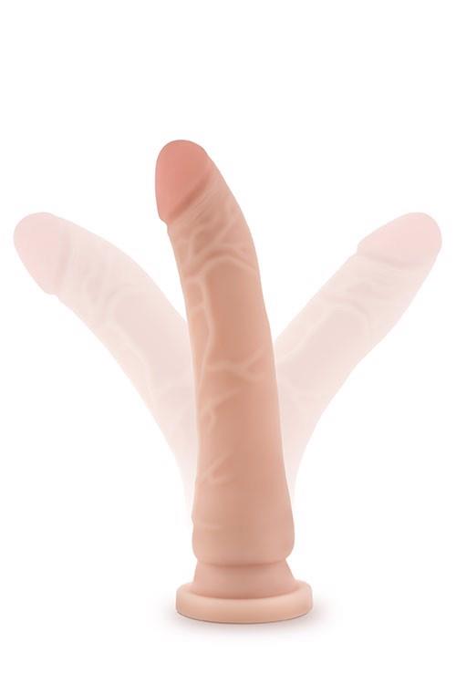 Реалистичный фаллоимитатор Dr. Skin 8.5", 21.6 см (телесный)