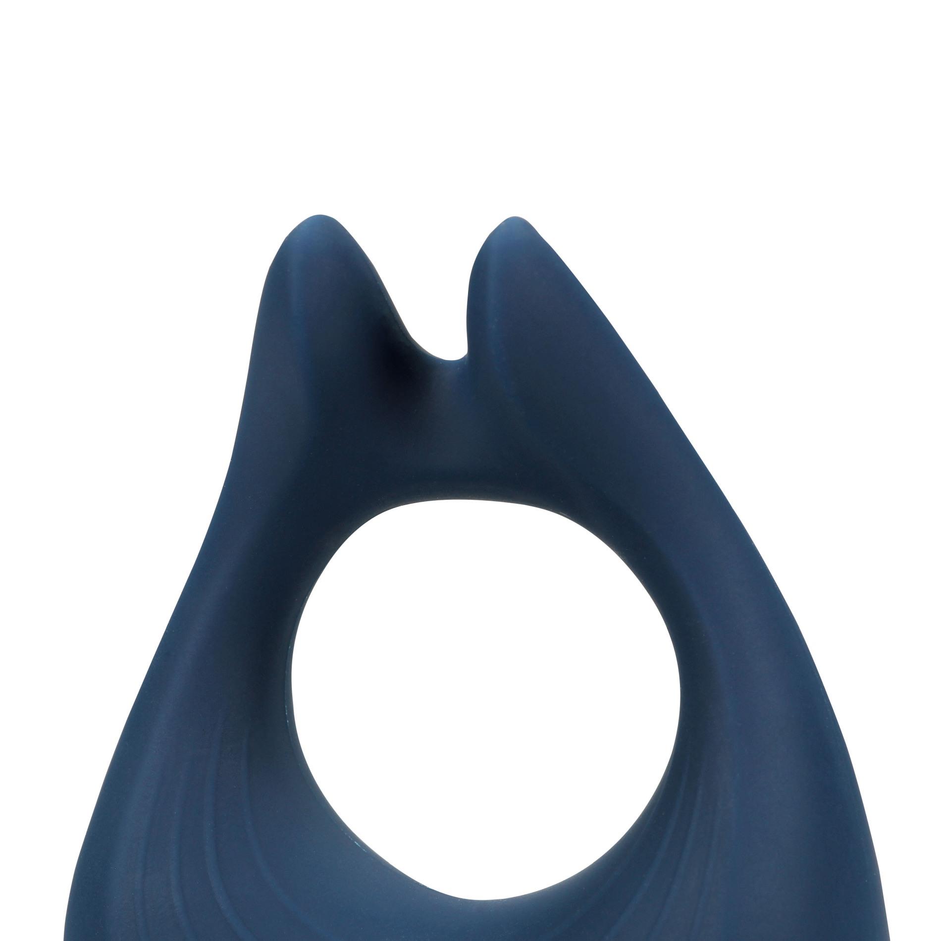 Виброкольцо Loveline Pointed Vibrating Cock Ring, 8 см (синий)