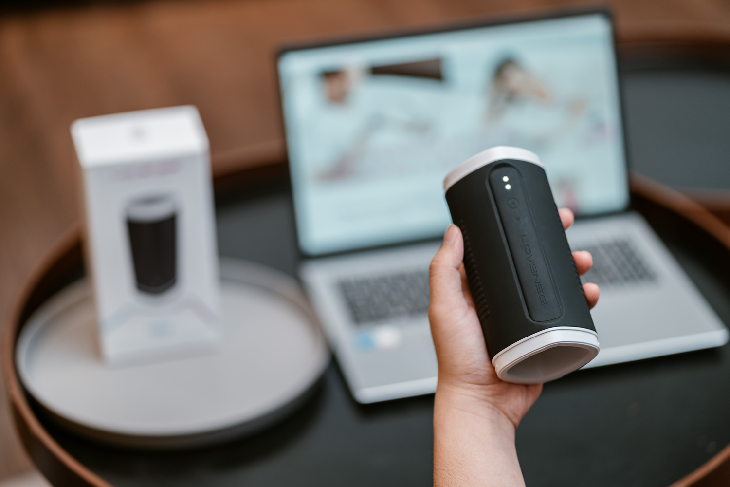 Masturbator Lovense Calor, 15,9 cm (czarny)