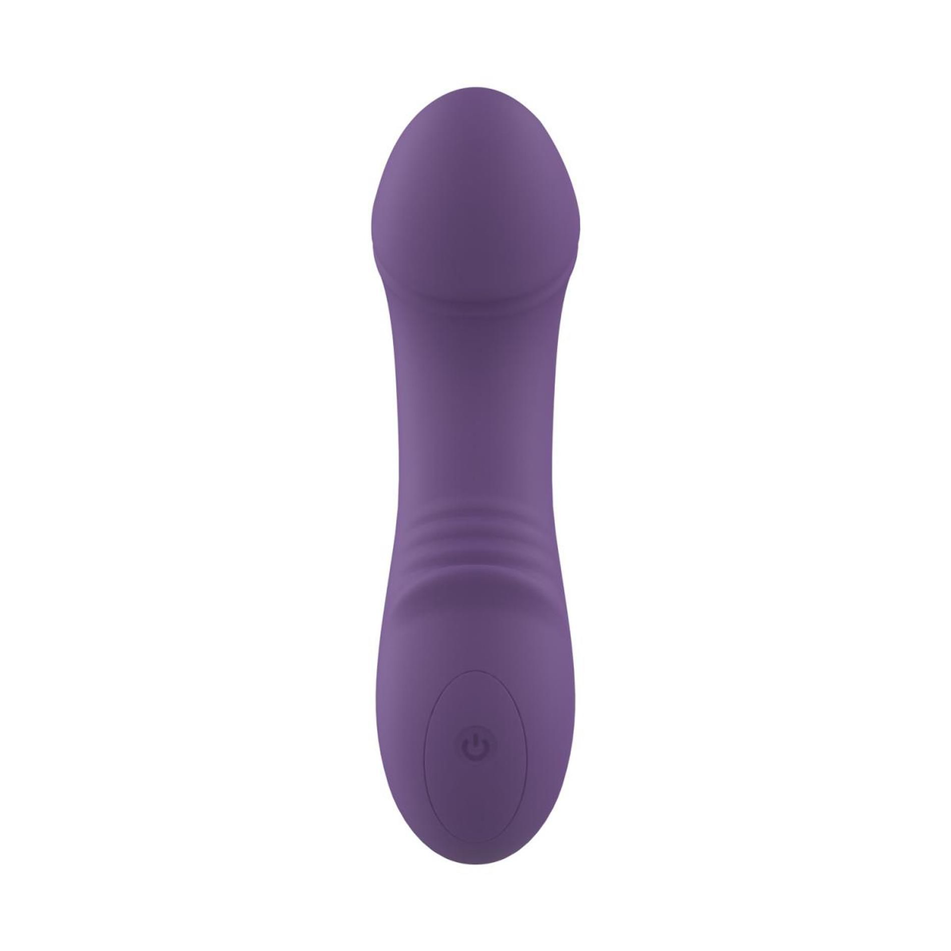 Мини-вибратор Teazers Mini Thrusting, 17.5 см (фиолетовый)