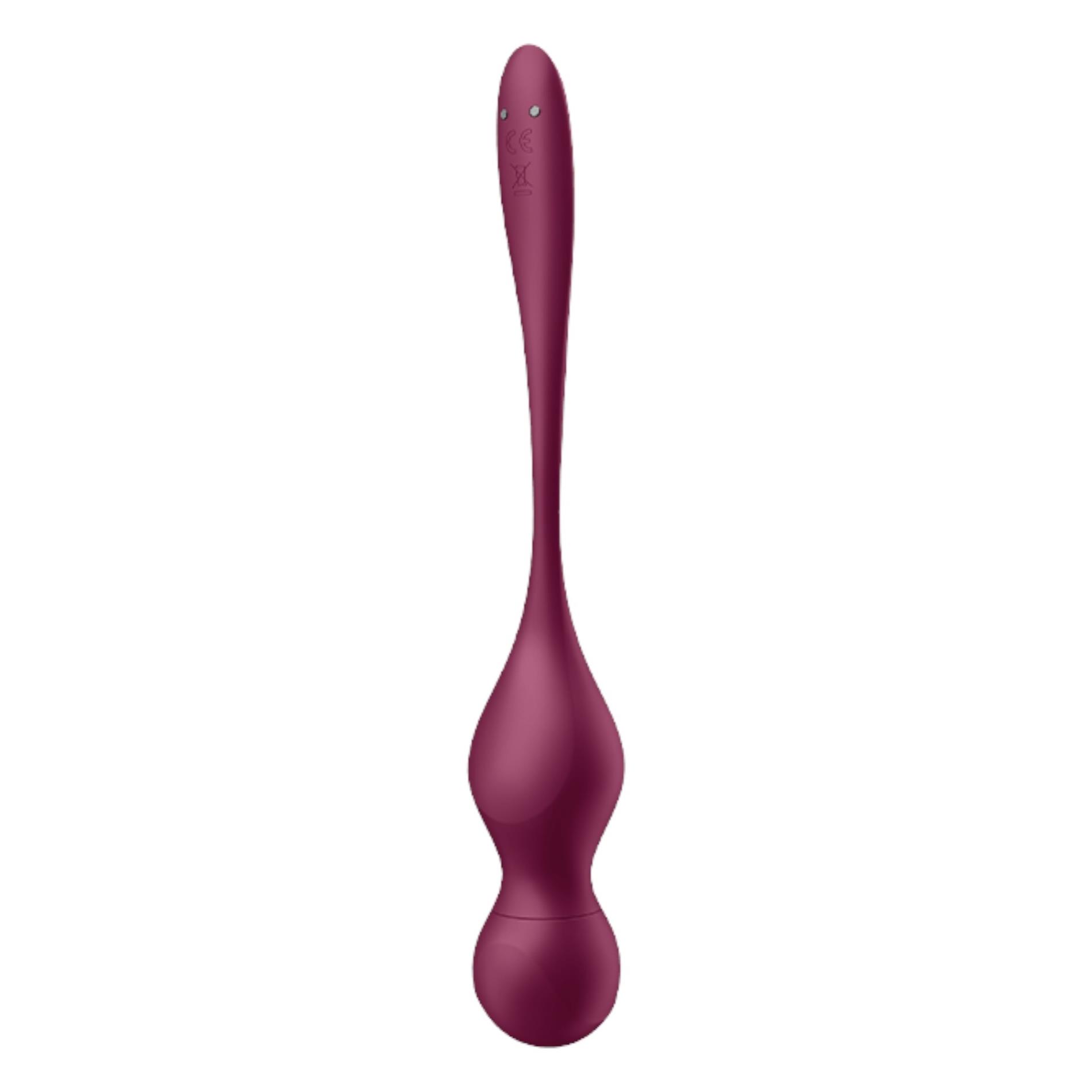 Вагинальные шарики Satisfyer Love Birds Vary, 22.2 (бордовый)