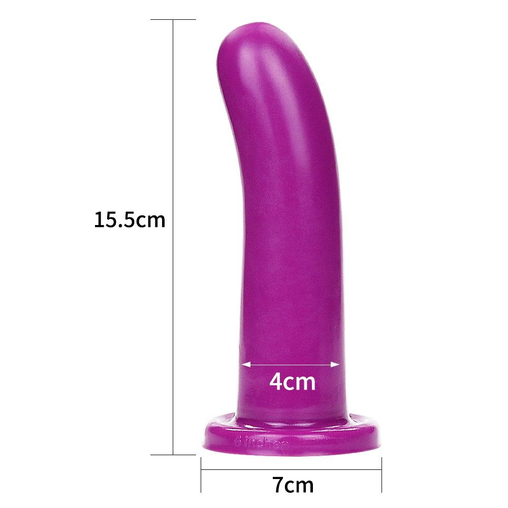 Фаллоимитатор LoveToy Holy Dong 6", 17 см (фиолетовый)