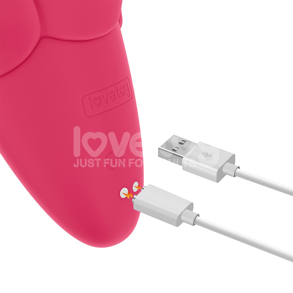 Вибратор для клитора Love Toy Flicker, 9.7 см (розовый)