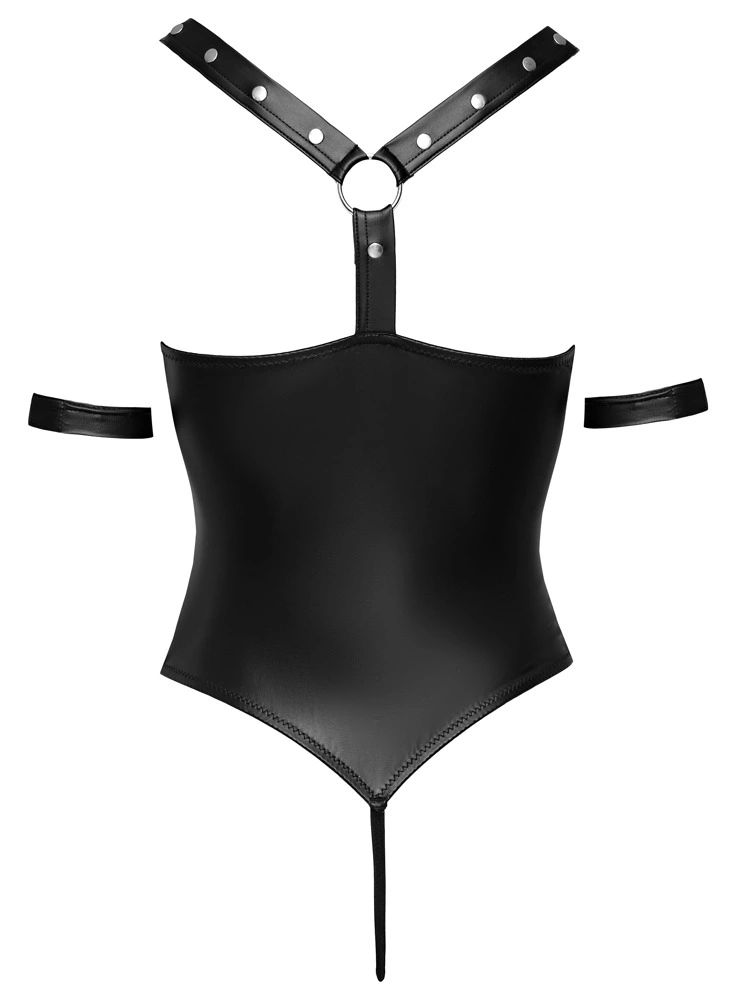 Боди Cottelli Bondage Ouvert, L (черный)
