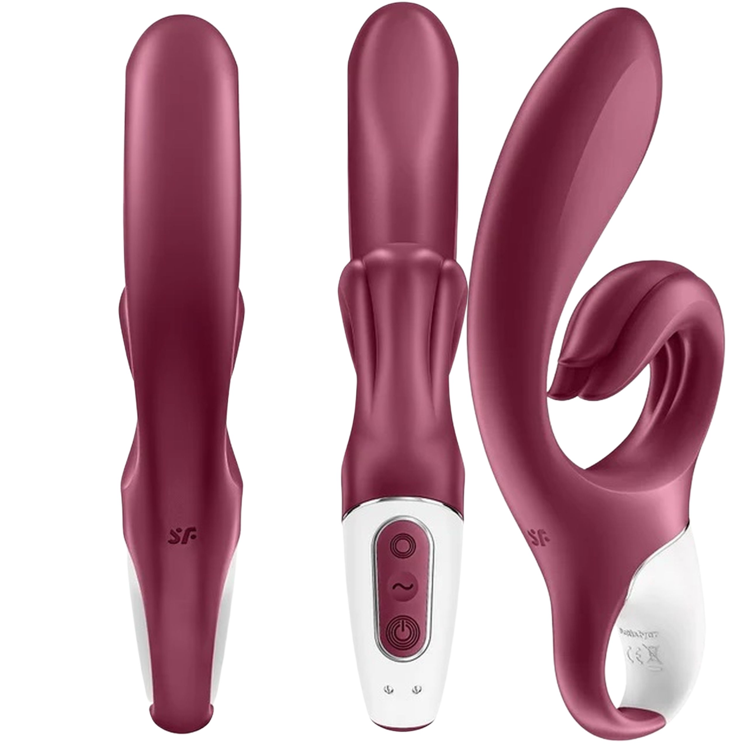 Вибратор-кролик Satisfyer Love Me, 22 см (бордовый)