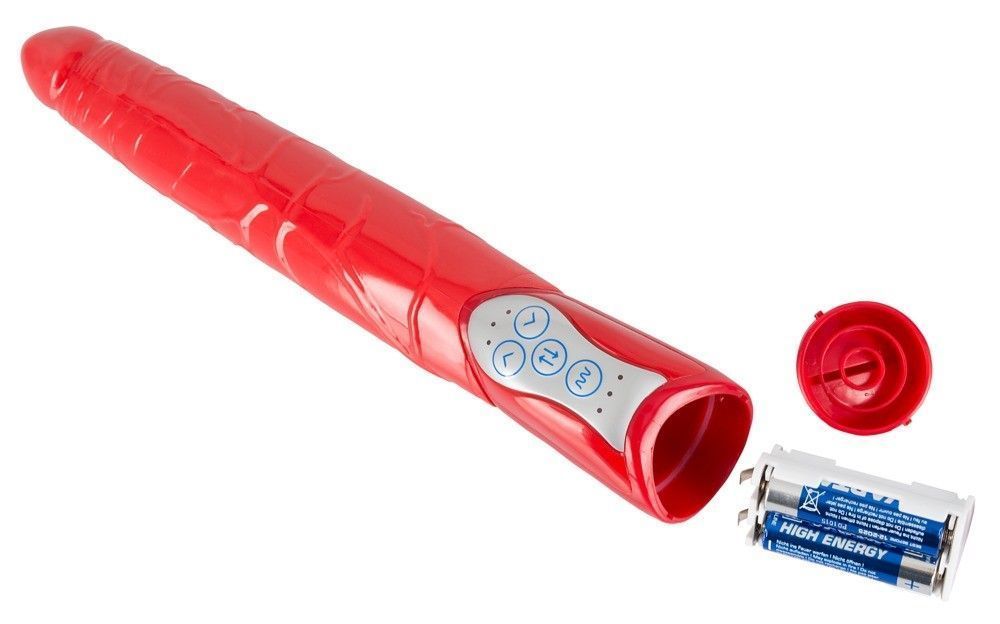Вибратор Red Push, 19,5 см (красный)