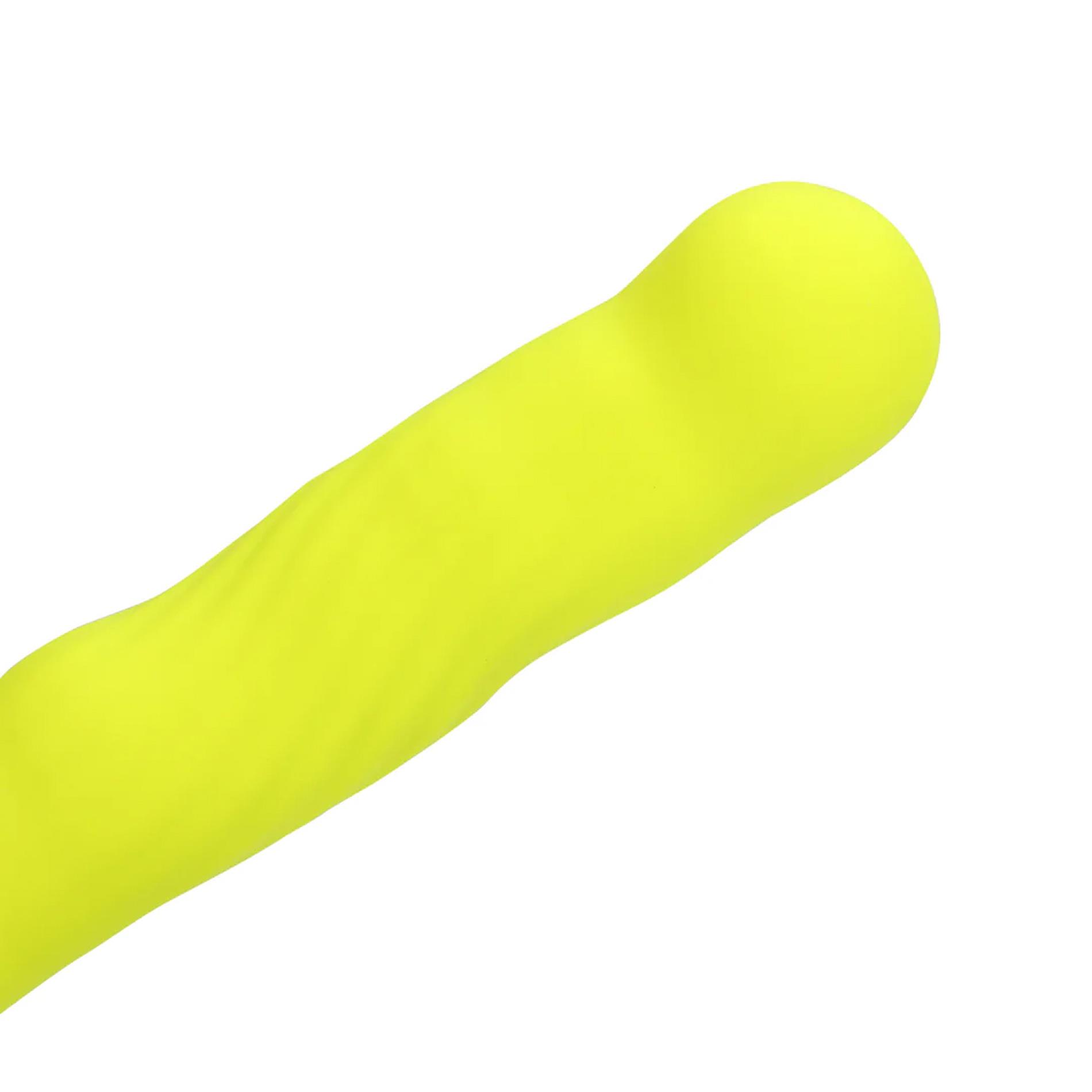 Вібратор Loveline Wiggle G-Spot, 3.4 см (лаймовий)