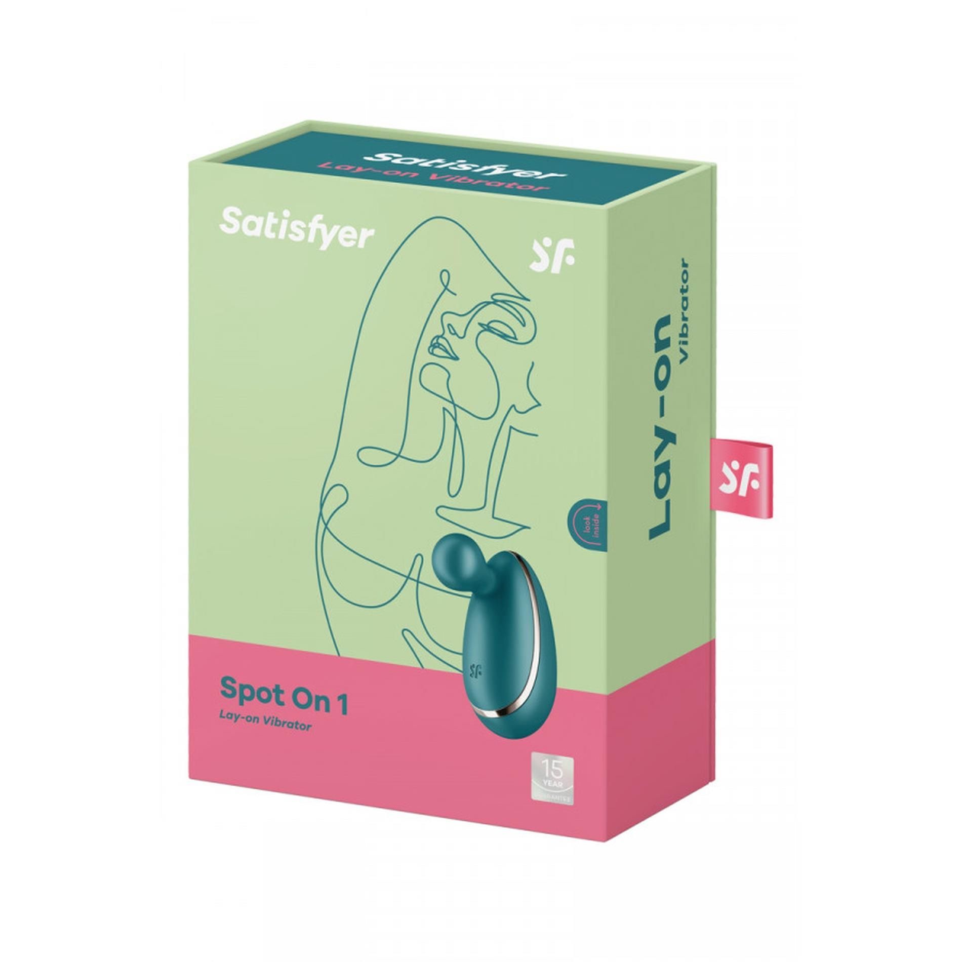 Клиторальный стимулятор Satisfyer Spot On 1, 7,5 см (зелёный)