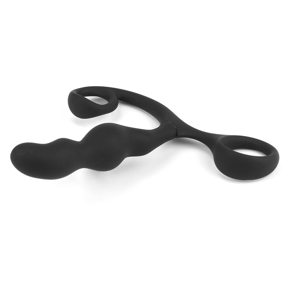 Стимулятор простаты LoveToy Ultimate Silicone P Spot Teaser, 11 см (черный)