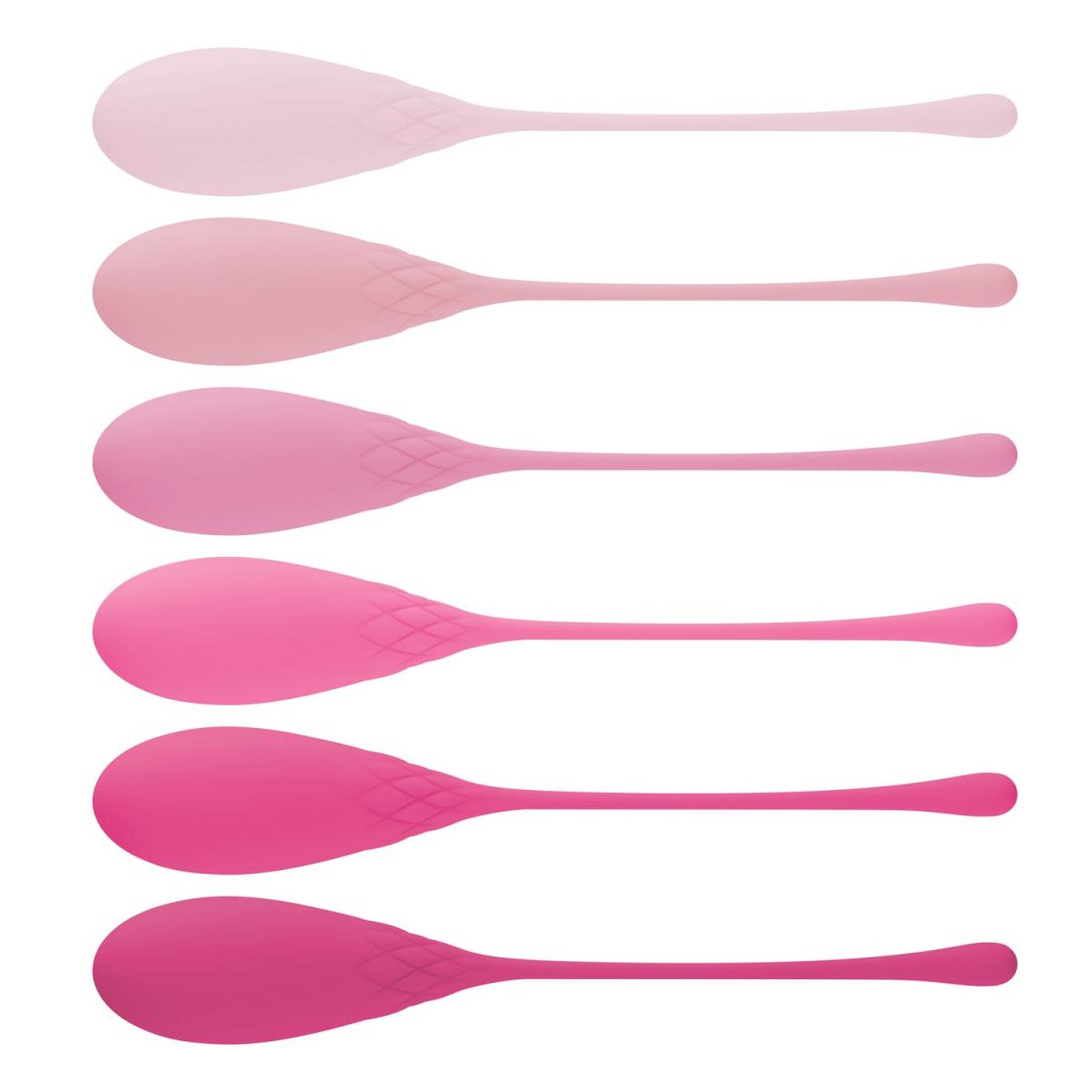 Набір вагінальних кульок Teazers Kegel Balls Set, 6 шт (рожевий)